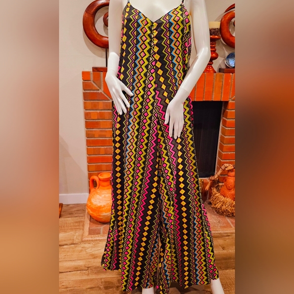 Karma Hwy Chevron Strip Multi Silky Rel. Jumper *4 Colors Avail.* OS-NWT - Picture 7 of 13